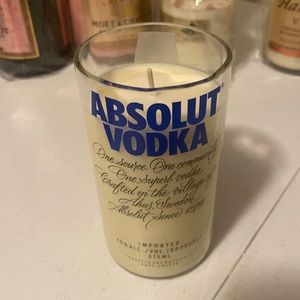 Absolut vodka Candle